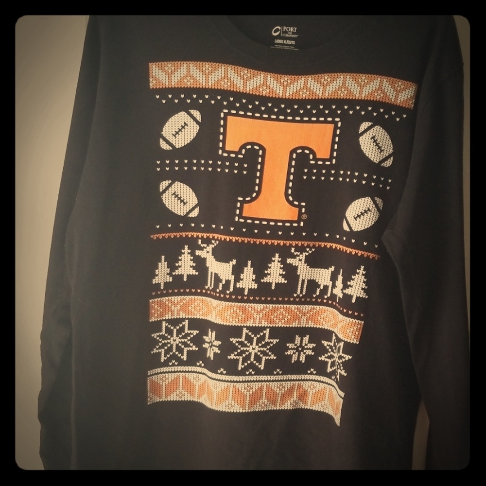 Tennessee christmas long sleeve shirt